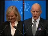 Whitman Cracks Up Over Brown's Gaffe