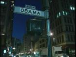 Obama Signs Take Over Bush St. in SF