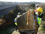 Caltrans Removes Migrant Camps