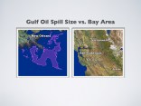 Compare: Gulf Oil Spill Size vs. Bay Area
