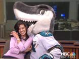 Sharkie Pumps Up NBC Bay Area