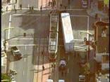 Semi Truck Hits 3rd Street Light Rail