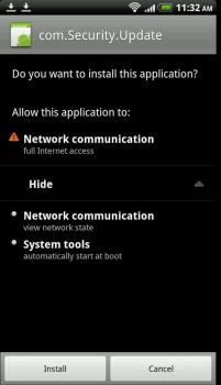 Hacked Websites Give Android Malware