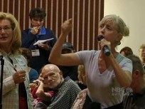 Tempers Flare at Petaluma Health Care Talk