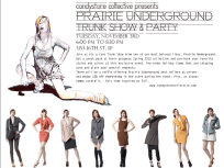 Prarie Underground Trunk Show & Party Tonight