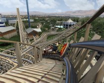 New Roller Coaster at Great America is all Wood