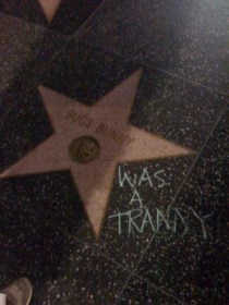 Prop. 8 Protestors Chalk Out Hollywood Stars