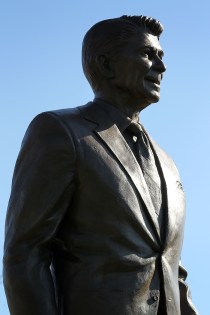 Tear Down This Statue: Reagan Vandalized