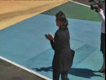 Colleen Williams Races the Jay Leno Track