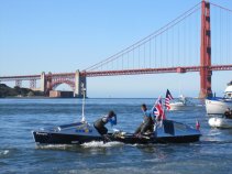 Row Boat Arrives in Golden Gate -- From Japan