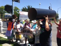Protest Over XL Pipeline Ads at Facebook