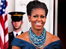 Michelle Obama Returns to the City