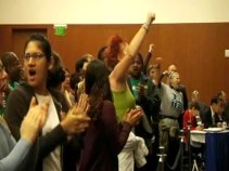 Raucous Protesters Shut Down UC Regents Meeting