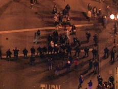 Near Riot Breaks Out at Oakland Protest