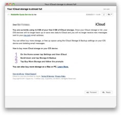 What Happens When Apple's Cloud Fills Up
