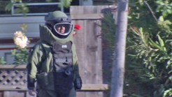 San Jose Bomb Squad Denonates Grenade