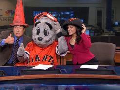 Lou Seal Hangs Out With Morning Crew