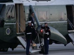 POTUS Stays Off Roads, Uses Marine One