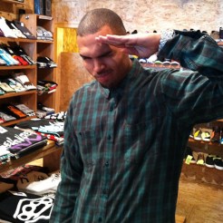 Chris Brown Goes Shopping in the Haight