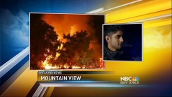 Explosion And Fire Near Microsoft