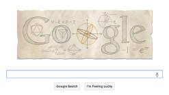 Google Doodle Celebrates Leonhard Euhler's Birthday