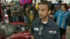 College Kids Test Drive a Tesla