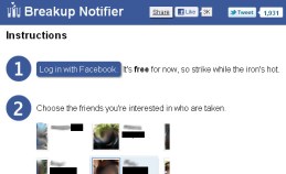 Breakup Notifier: Find Out Who's Single Faster on Facebook