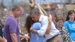 Obama Comforts Tornado Victims: "We’ve Got Your Back"