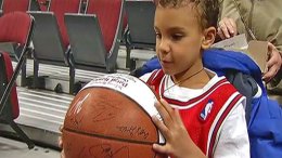 Bulls Present Ball to Daryl Hawks' Family