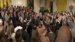 RAW VIDEO: Giants at the White House