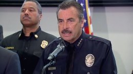 LAPD Chief Beck Breaks Collarbone