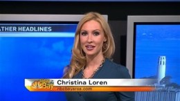 Christina Loren Has Your Giants Game Time Forecast