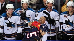 Sharks Battle Off The Ice