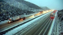 Storm Moves Out, Grapevine Section of 5 Freeway Reopens