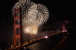Golden Gate Bridge 75th Fireworks