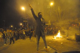 Overnight Riot on Cal Campus