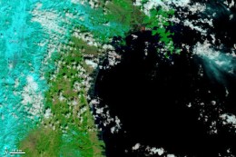 View From Space of Tsunami Impact, Plus Some Rain in the Forecast