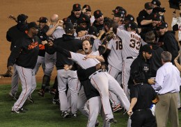 Giants Celebrate World Series Victory