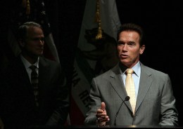 Gas Tax Bill Collects Dust on Arnold's Desk