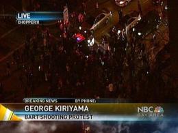 File: BART Protest Turns into Riot