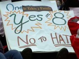 Prop 8 Supporters Hold Rally