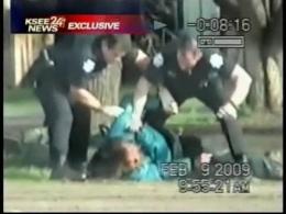 Fresno Police Beat Homeless Man