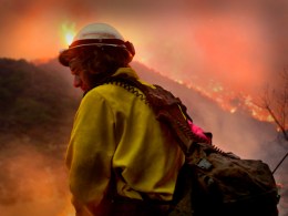 Backfires Clear Threat to Mount Wilson Observatory