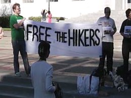 Detained Hikers' Supporters Mark 2 Months