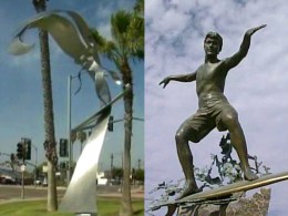 New Surfer Sculpture Easier on the Eyes?  