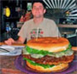 Great Moments in Burger: "The burger included a bun, lettuce,...