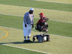Born With No Arms or Legs, Football Coach Inspires Team