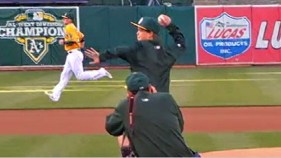 Aaron Hern Throws Out First Pitch Tonight