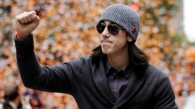 Tim Lincecum Freaks Out Gavin Newsom's Daughter
