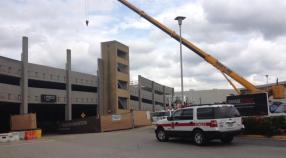 One Dead in Mall Garage Collapse
